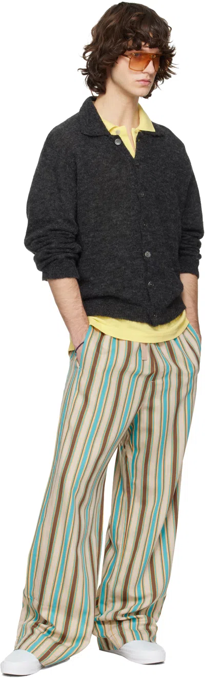 Sanderlak Beige Drawstring Trousers In Multi