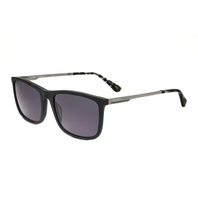 Hackett Men's Black Rectangular Sunglasses Heks1273 In Black