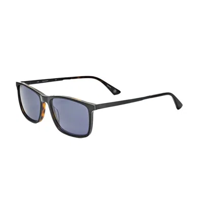 Hackett Men's Grey Rectangular Sunglasses Hek1230-1 In Animal Print
