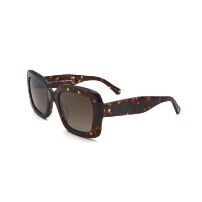 Kate Spade New York Bellamys 52mm Gradient Rectangular Sunglasses In Brown