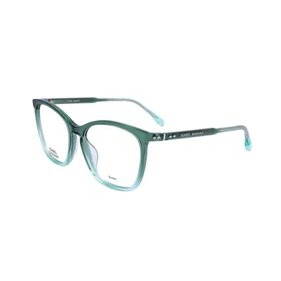 Isabel Marant Rectangle Frame Glasses In Green