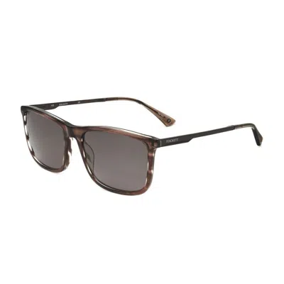 Hackett Men's Brown Rectangular Sunglasses Heks1273-001-2 In Brown