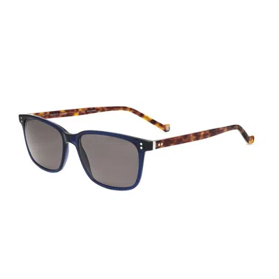 Hackett Men's Blue Rectangular Sunglasses Hebs182-01-3 In Blue