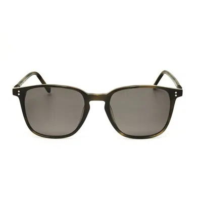 Hackett Men's Black Rectangular Sunglasses Hebs267-039-1 In Brown