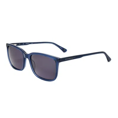 Hackett Men's Blue Rectangular Sunglasses Heks1276 In Blue