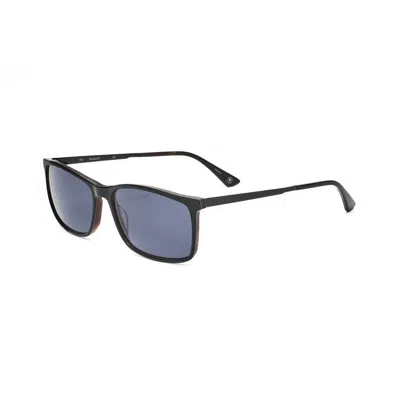 Hackett Men's Grey Rectangular Sunglasses Hek1230-1-002-2 In Blue