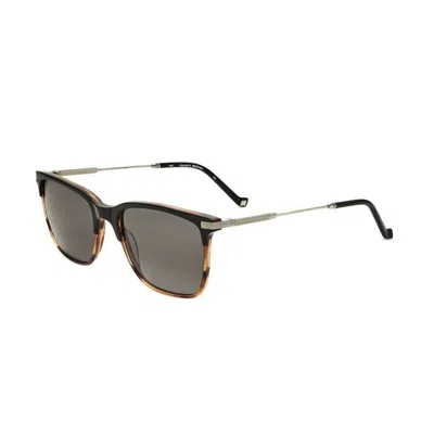 Hackett Men's Brown Rectangular Sunglasses Hebs273 In Brown