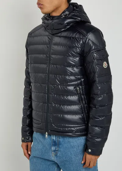 Moncler Lauros Recycled Polyester Down Jacket In Black