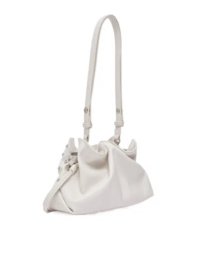 Liu •jo Small Riccy Shoulder Bag In White