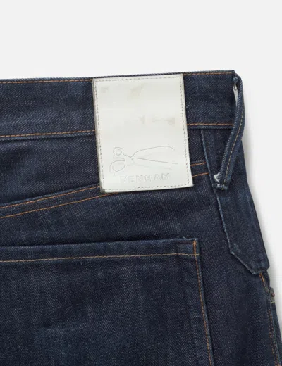 Denham Unwashed Jeans In Blue