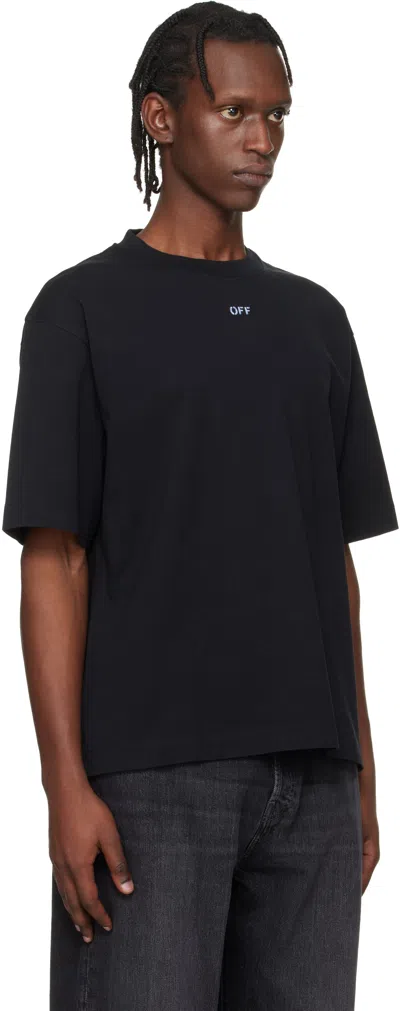 Off-white Men Black 3d Arrow Spray T-shirt, S Luxury T-shirts For Men Darveys