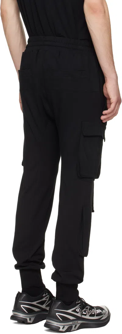 Thom Krom Cargo Drawstring Trousers In Black