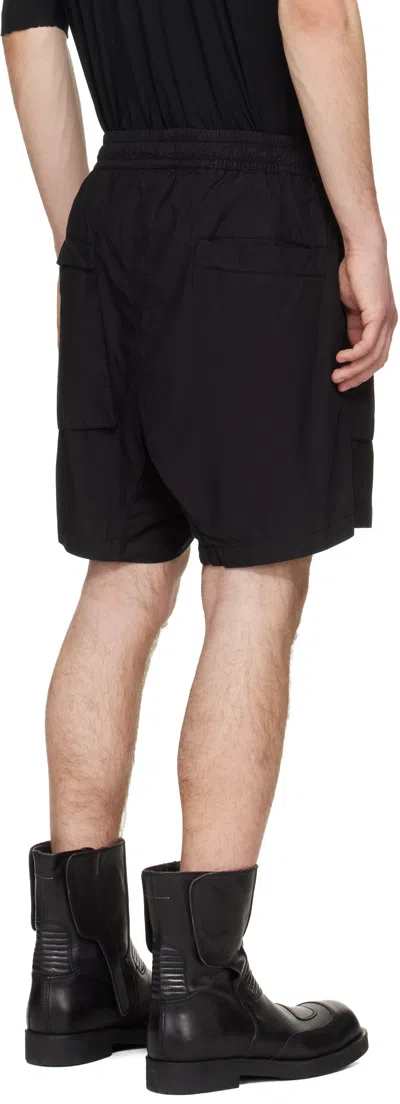 Thom Krom Drawstring Multiple-pocket Shorts In Black