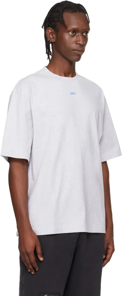 Off-white Graphic Print Crew Neck Short Sleeve T-shirt In White