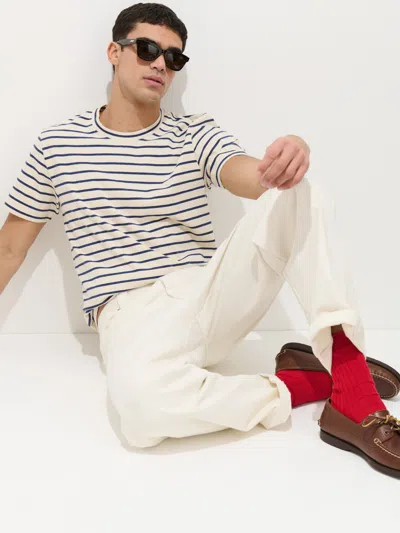 Alex Mill Standard Striped Tee In Cotton In Neutral