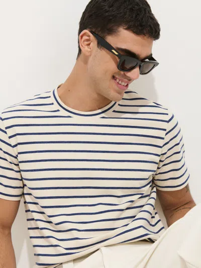 Alex Mill Standard Striped Tee In Cotton In Neutral