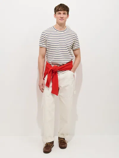 Alex Mill Standard Striped Tee In Cotton In Neutral