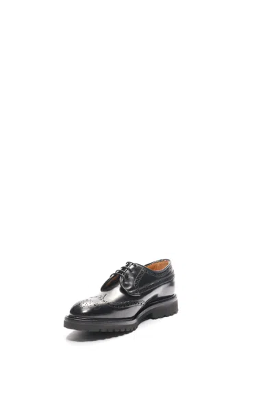 Macian Guinevere Brogue Derby Shoes In Black