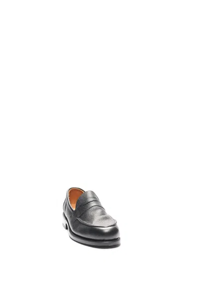 Macian Ludo Penny Loafer In Black