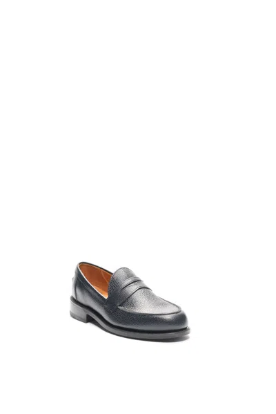 Macian Ludo Penny Loafer In Black