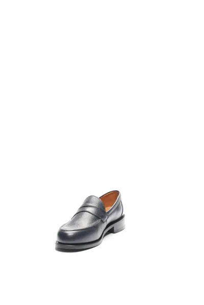 Macian Ludo Penny Loafer In Black