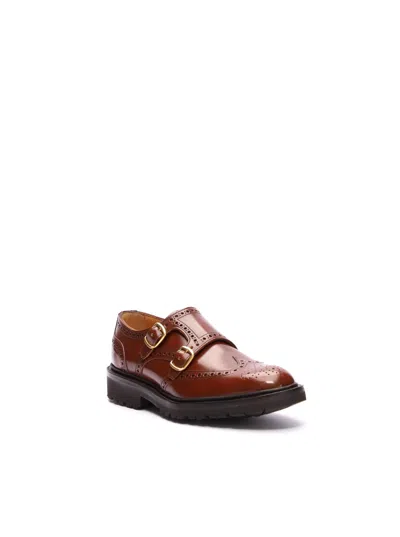 Macian Virginia Double Monk In Brown