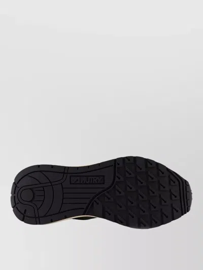 Autry Brown Leather Sneakers With Timeless Design In Brown