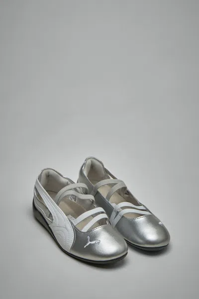 Puma Speedcat Ballet Metallic Women S Shoes In Silver