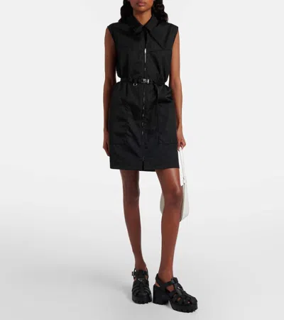 Prada Sandals Buckle Detail Chunky Sole Open Toe In Black