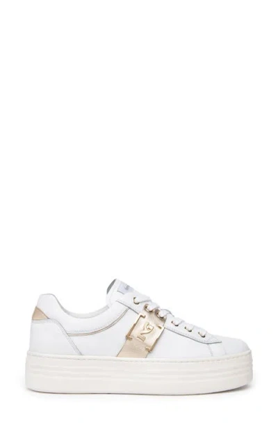 Nerogiardini Logo Plate Platform Sneaker In Multi