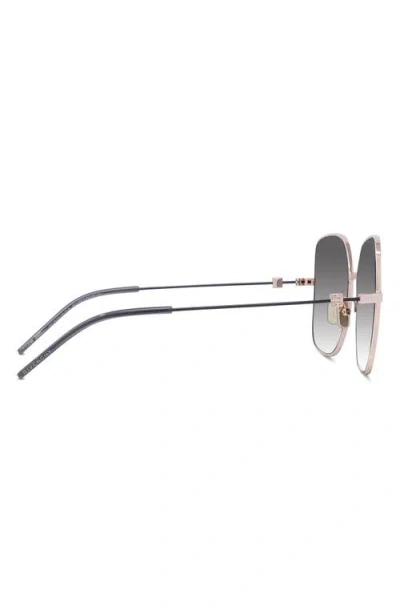 Givenchy Gv Speed Gradient Square Sunglasses In Gray