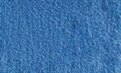 Mother The Over It Denim Mini Dress In Blue