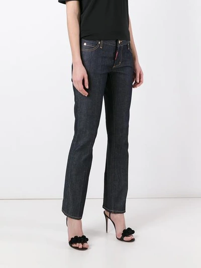 Shop Dsquared2 Flare Jeans In 470 Blue