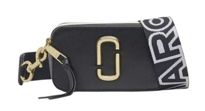 Marc Jacobs Compact Textured Leather Bag With Gold-tone Logo