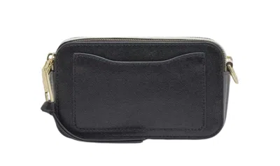 Marc Jacobs Compact Textured Leather Bag With Gold-tone Logo