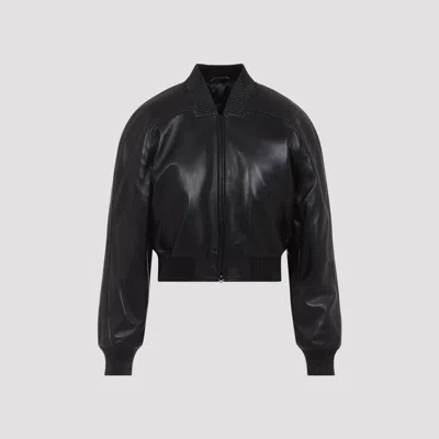 Phoebe Philo Shrunk Bomber In Black