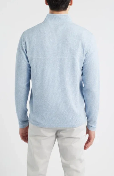 Johnnie-o Ransel Quarter Snap Placket Pullover In Blue
