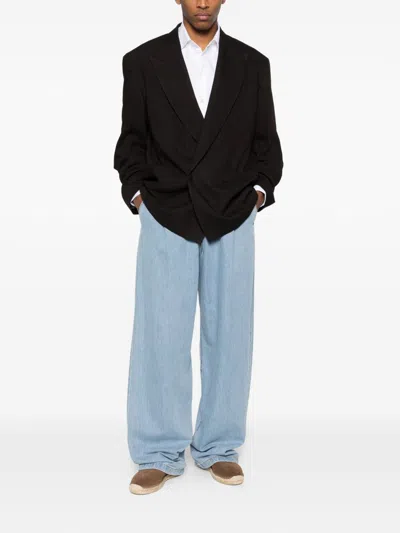 Emporio Armani Casablanca Better Days Multicolor Silk Long Sleeves Shirt In White