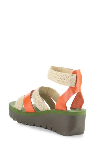 Fly London Yory Ankle Strap Sandal In Multi