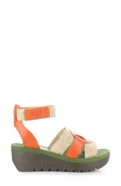 Fly London Yory Ankle Strap Sandal In Multi