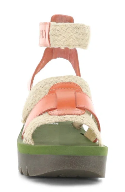 Fly London Yory Ankle Strap Sandal In Multi