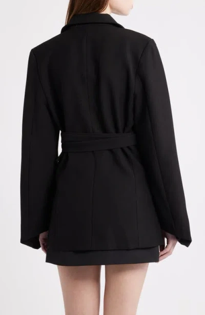 Odd Muse The Ultimate Muse Belted Blazer In Black