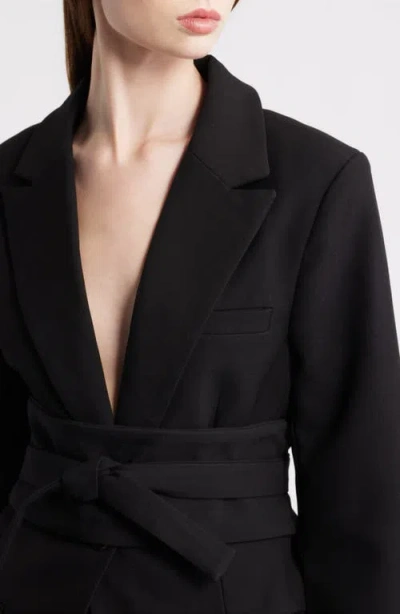 Odd Muse The Ultimate Muse Belted Blazer In Black