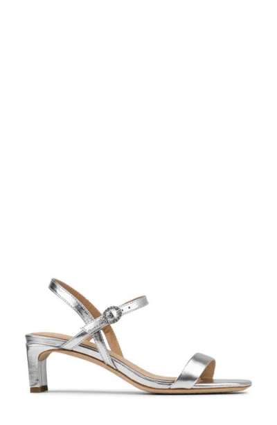 Donald Pliner Block Heel Sandal In Metallic