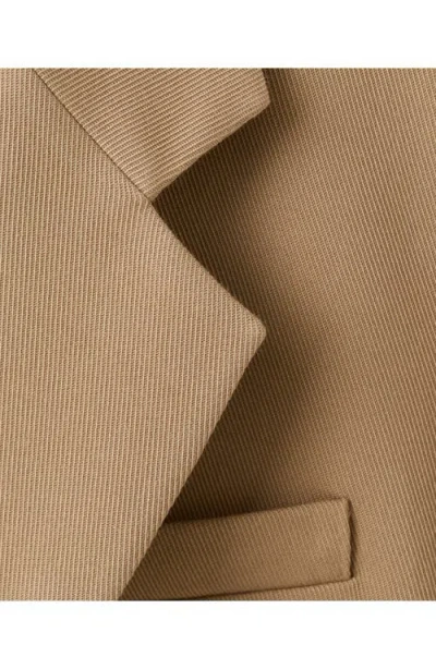 Mango Osaka Blazer In Brown