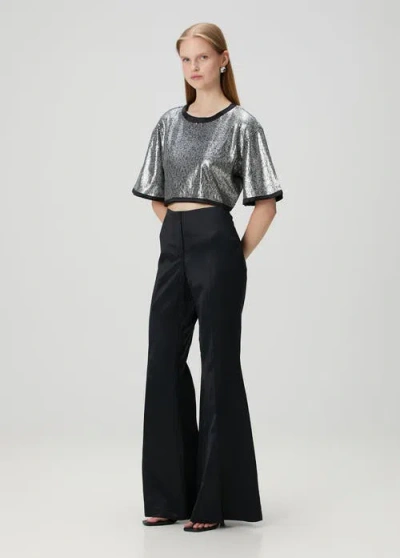 Pcfg Sequin Top In Black
