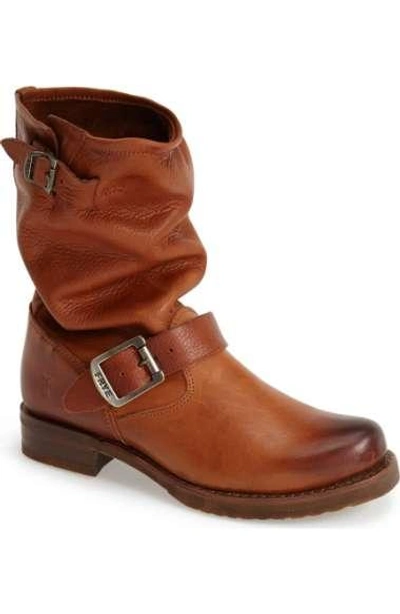 Shop Frye 'veronica Short' Slouchy Boot In Whiskey