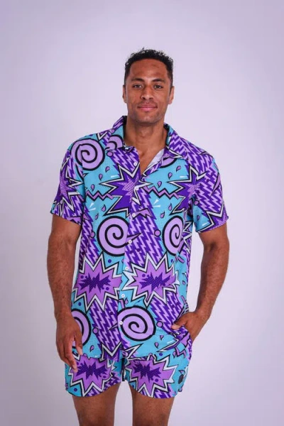 Oosc Short Sleeve Shirt In Blue