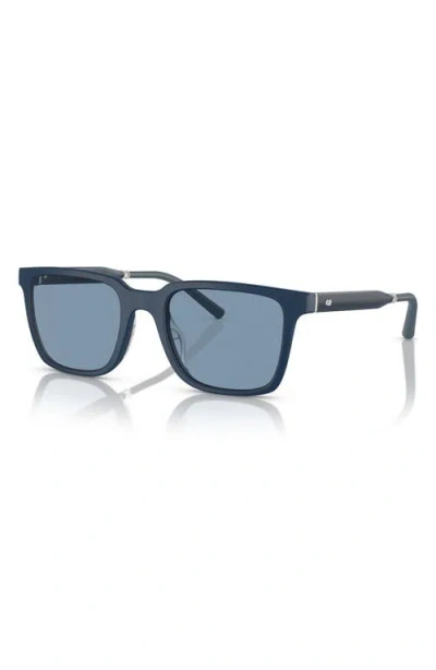 Oliver Peoples X Roger Federer Mr. Federer 55mm Rectangular Sunglasses In Blue