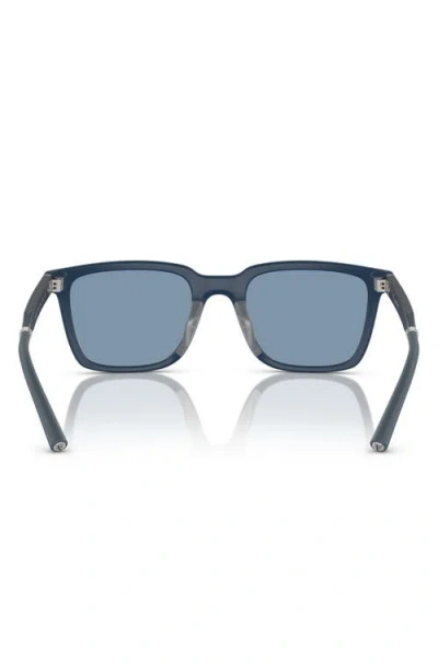 Oliver Peoples X Roger Federer Mr. Federer 55mm Rectangular Sunglasses In Blue